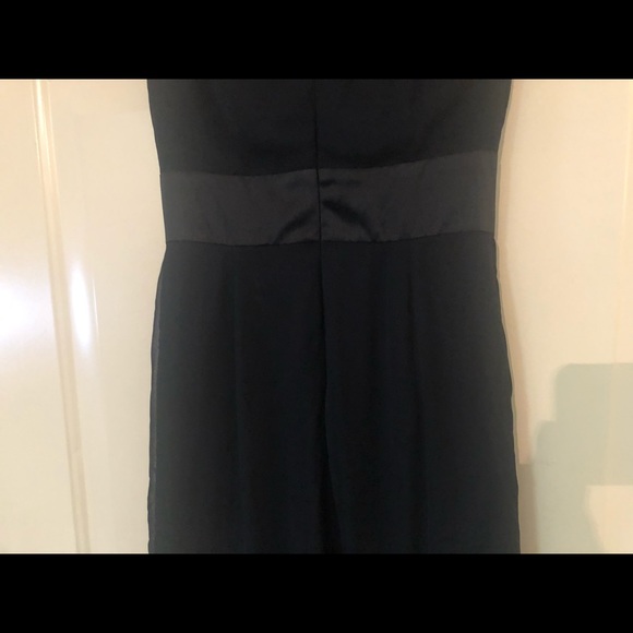 RED Valentino Cascade overlapping Black Dress Sz 0 - Picture 7 of 12